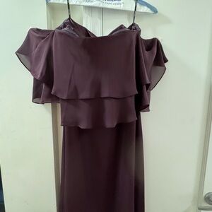 Calvin Klein Eggplant color formal dress, NWT